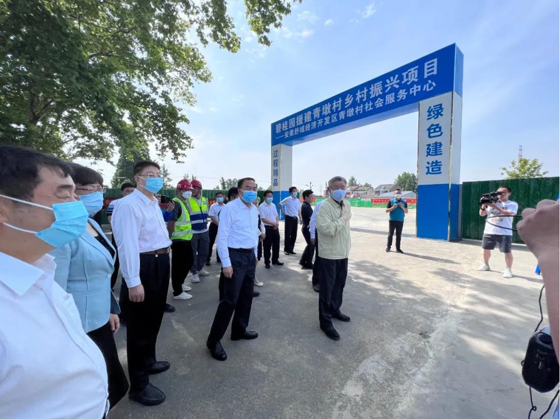 美丽乡村丨全国政协副主席卢展工莅临华体会在线登录官网_华体会(中国)建筑乡村振兴项目视察指导