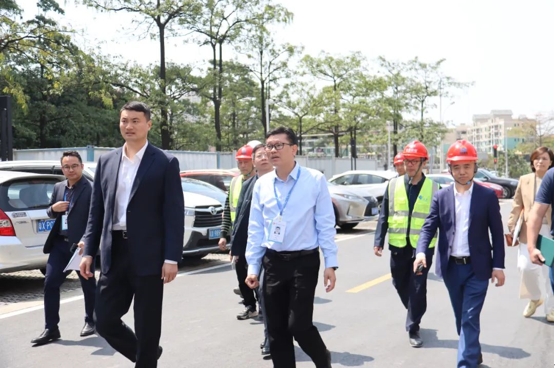 北滘镇党委书记、镇长王德华前往华体会在线登录官网_华体会(中国)建科集团佛肇分公司重点项目调研